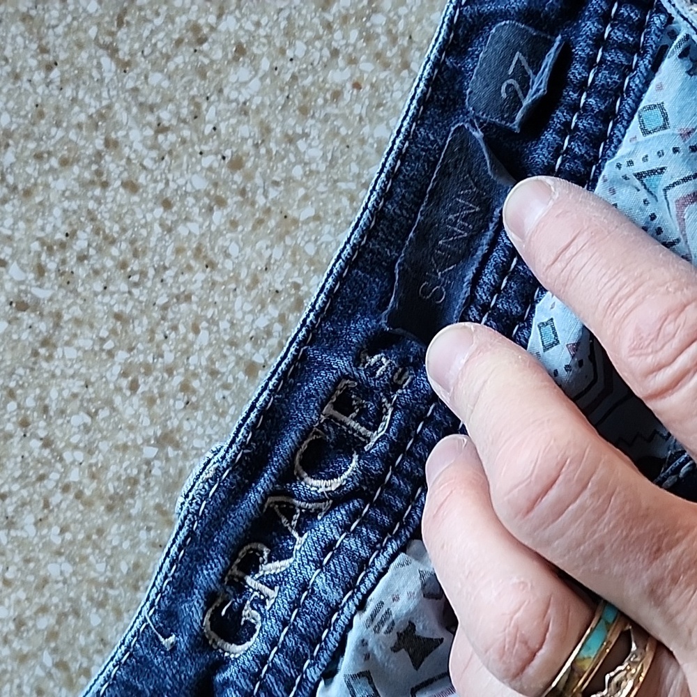 Grace In LA Skinny Ankle Jeans, Size  27 - Picture 8 of 14